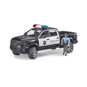 Bruder camion de politie RAM 2500 cu politist si accesorii